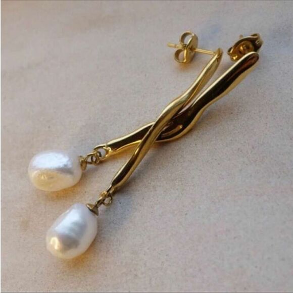 Bohemian drop earrings N374 - Picture 2 of 5